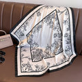 Foulard Floral Satiné